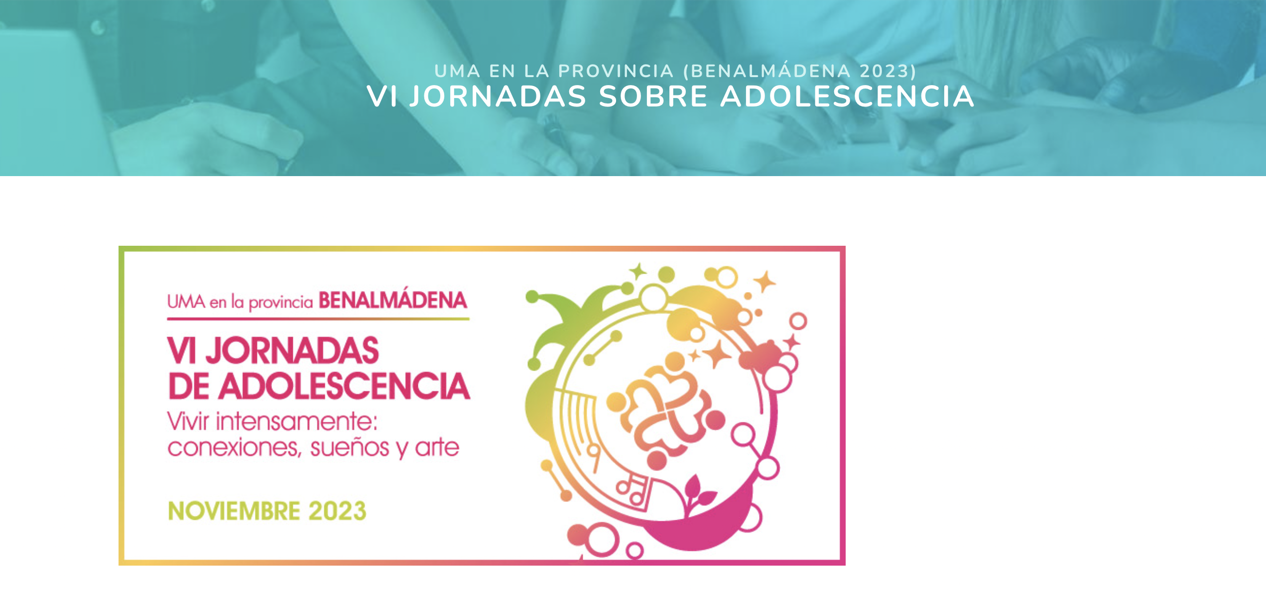 Ana Serrano Navarro y Marian Alonso Garcia, miembros de EARTDI, en las VI JORNADAS SOBRE ADOLESCENCIA